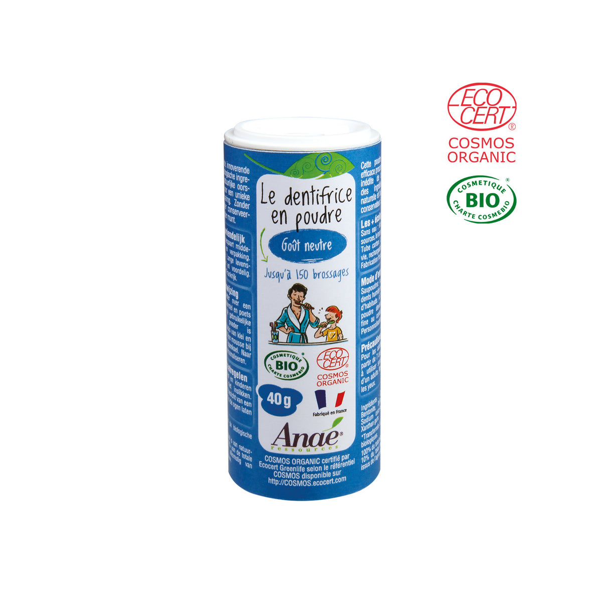 Dentifrice neutre en poudre 40 g