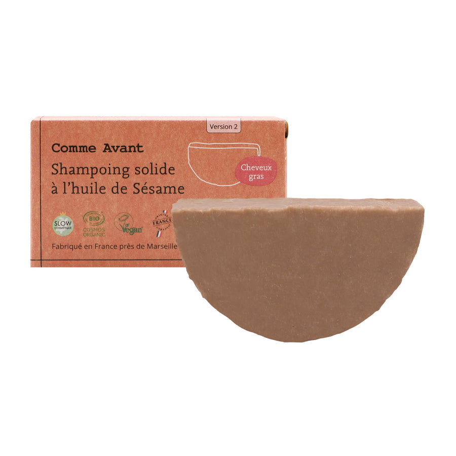 Shampoing solide à l'huile de Sésame (cheveux gras)