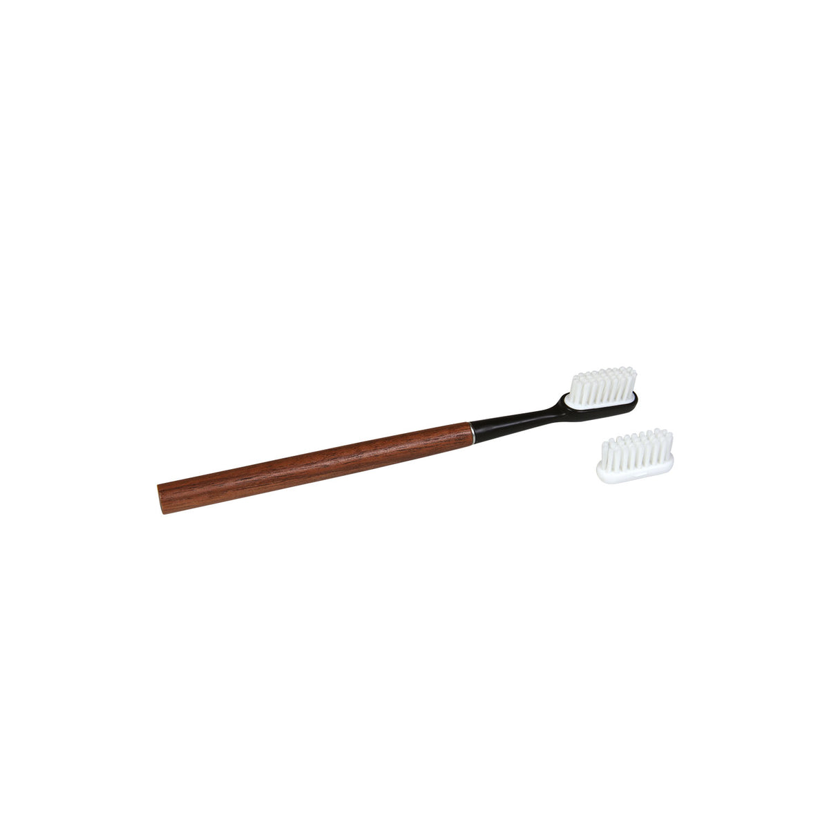 Brosse à dents rechargeable en noyer - medium