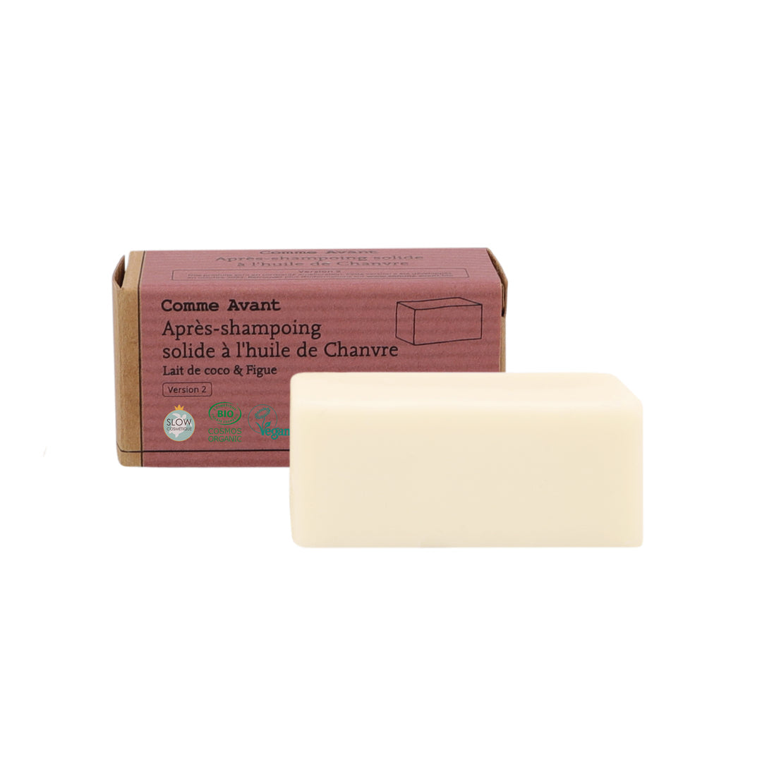 Après-shampoing solide - Lait de coco & Figue