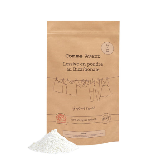 Lessive en poudre au bicarbonate