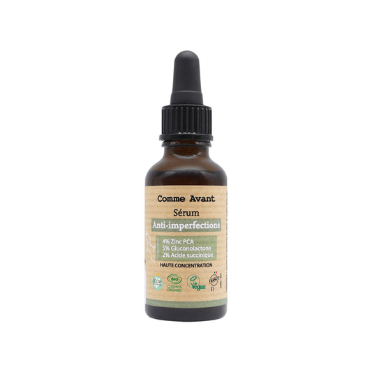 Sérum Anti-imperfections - Zinc PCA, Acide succinique, Gluconolactone